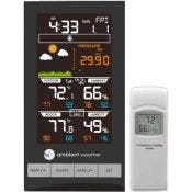 Ambient Weather WS-2801A Advanced Wireless Color Forecast Station with Temperature, Humidity and Barometer